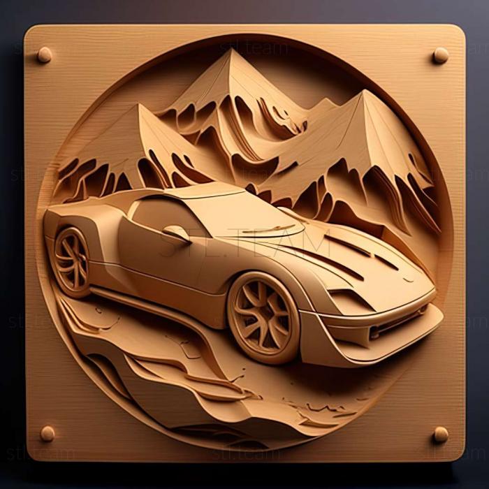 3D model Gran Turismo 2 game (STL)
